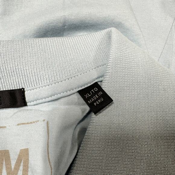 ATM Anthony Thomas Melillo NWT Classic Jersey Polo Blue Size XL Short Sleeve - Picture 6 of 12